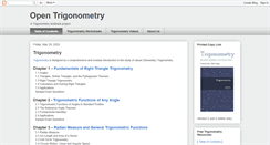 Desktop Screenshot of opentrigonometry.com